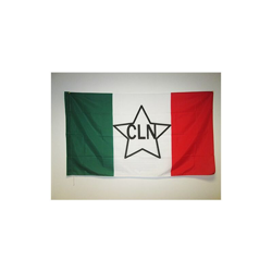 AZ FLAG Bandiera Italia COMITATO di LIBERAZIONE Nazionale 150x90cm - Bandiera CLN Italiano 90 x 150 cm Foro per Asta en oferta