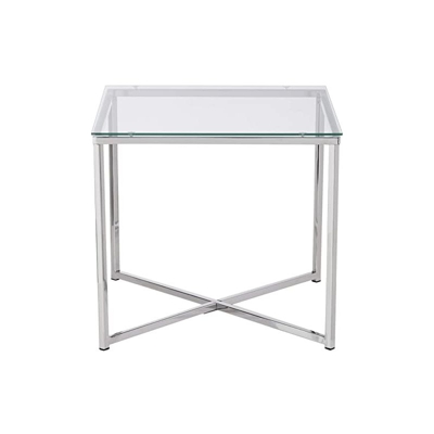 ABC, 0426862045, Tavolino Per Tv, Bianco, 50 x 50 x 45 cm