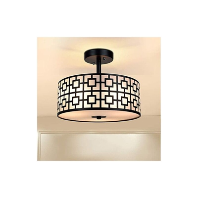 E27 - Lampada da soffitto per soggiorno, stile moderno, per camera da letto, design elegante e classico, per sala da pranzo, cucina e ingresso, 3