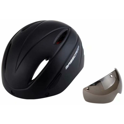 Casco da bicicletta certificato CE, casco da bicicletta con visiera rimovibile per uomo donna montagna e strada - Litzee