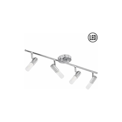LIE1002LED Liegi - Faretto cromato per bagno, IP44, 4 lampadine LED G9 incluse, 240 V - Britalia precio