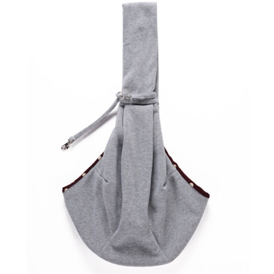 Esecuzione animale domestico / borsa a tracolla diagonale cane (grigio)