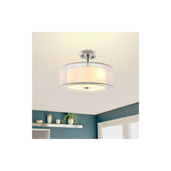 Lampada da soffitto per camera da letto, paralume, design per corridoio, cucina e sala da pranzo, attacco E27, diametro 38 cm (3 lampadine non precio