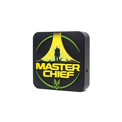 Halo Master Chief 3D Unisex Lampada da Tavolo Multicolore, Plastica - Numskull