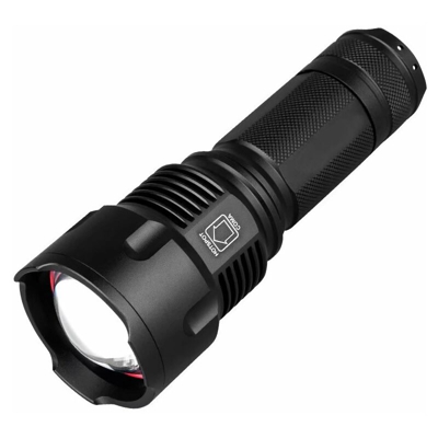 Torcia a LED Luce manuale estremamente luminosa per campeggio, attrezzatura, esercito, esterno, messa a fuoco regolabile zoomabile - Litzee