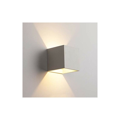 Lampada da parete a LED da 7 W, per interni, esterni, moderna, IP65, impermeabile, 3000 K, luce bianca calda, per soggiorno, camera da letto, scale,