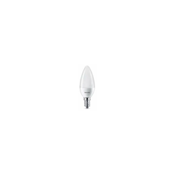 Lampadina LED candela Mate Attacco sottile E14, 7Â W Equivalente a 60Â W in a incandescenza, 830Â lumen, luce bianca fredda - Philips en oferta