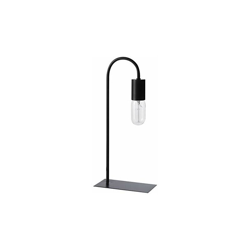 LUSSIOL Lampada da comodino Worky, Lampada da scrivania, Metallo, 40 W, Nero, L9 x P1 8 x H40,5 cm en oferta