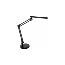 Alco 963-11 - Lampada da scrivania a LED con piedistallo rotondo e pratico doppio braccio, 20 LED, in plastica, 7 Watt, ca. 60,7 x 16 x 44 cm precio