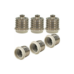 6 adattatori da E40 a E27, da E40 a E27, per lampadine a incandescenza, LED, alogene, a risparmio energetico - Zdcdj precio