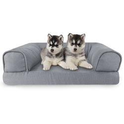 Anziano di seta modelli a tre lati C-type cuccia, divano letto animale domestico (codice XL - Grigio) precio