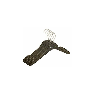 CORTEC Set di 5 grucce ecologiche in erba di prato e plastica riciclata con marchio CORTECO® e pratiche tacche â?? Made in Germany
