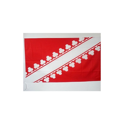 AZ FLAG Bandiera Bassa ALSAZIA 150x90cm - Bandiera Basso Reno 90 x 150 cm Foro per Asta