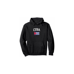 Bandiera Cuba Vintage origine cubana Felpa con Cappuccio precio