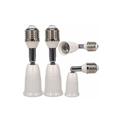 4 adattatori E27 a E27, per lampadine a incandescenza, LED, alogene, a risparmio energetico - Zdcdj