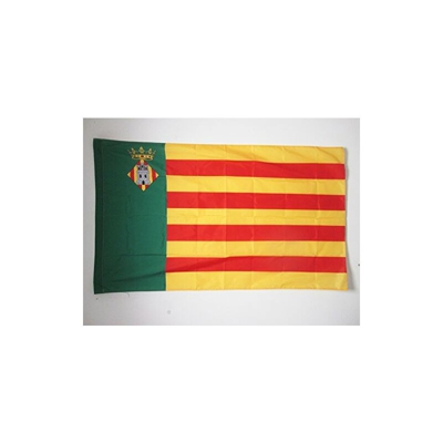 Bandiera Provincia Spagnola di CASTELLÃ?N 150x90cm - Bandiera CASTELLÃ?N - COMUNITÃ? VALENZANA 90 x 150 cm Foro per Asta - Az Flag