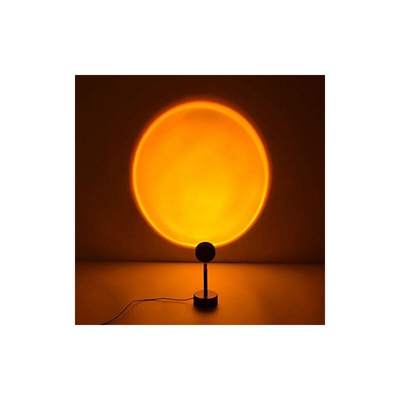 Intckwan Sunset Table Lamp Rainbow Projection Lamp LED Light Projector Sun Floor Lamp per Living Room Bedroom Background Wall Color Lights for Taking