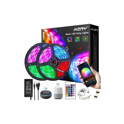 Striscia Led Smart Wifi Alexa Nastri-Led Luci 10M Impermeabile Catene Luminose da Esterno - 300 LEDs RGB 5050 Striscia Multicolore Led, Luci Colorate en oferta