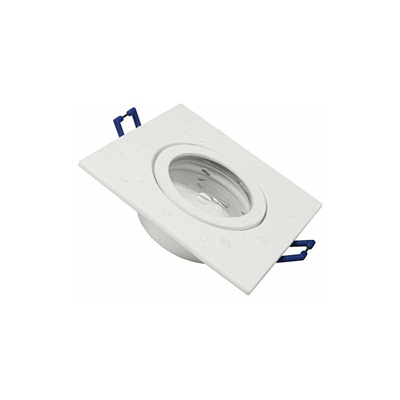 Telaio da incasso (bianco, 90 x 90 mm, ambienti umidi). - Mcshine