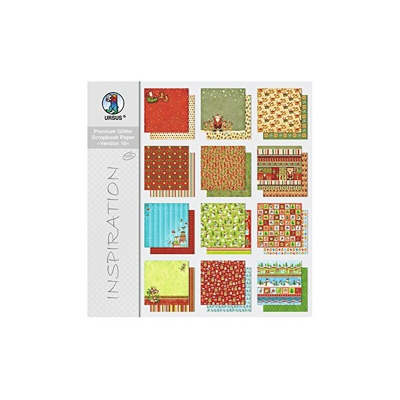 Ursus Premium Glitter Scrap Book Paper Block