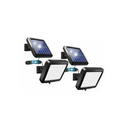 Lampade solari per esterni, [2 pezzi] 56 LED a energia solare 120° lampada da parete super luminosa con sensore di movimento, IP65 impermeabile da en oferta