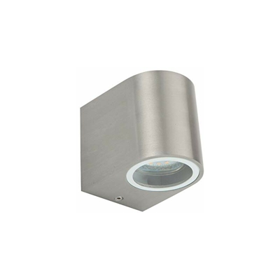 5000.466 Bastia Lampada da Parete Ovale a LED SMD, Ip44, Acciaio Spazzolato, elettrico - Ranex
