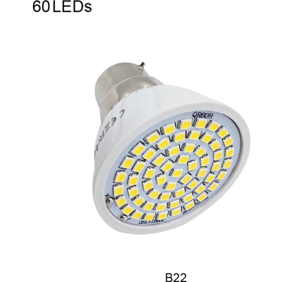 Asupermall - Lampada 220V B22 LED Faretto Lampadina Corn Light 60 LED Lampadina LED Spot Light Luce bianca calda,B22 60SMD
