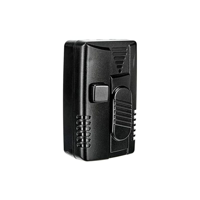 136106 - Dimmer di luce a pedale a cavo, compatibile con LED-Nero - Elexity