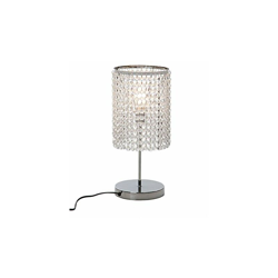 Lampada da tavolo decorativa, in cristallo, colore: argento - Dellemade características