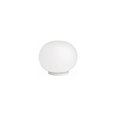 Mini GLO Ball T DIM EU BCO, vetro, bianco, 11,2 x 9 cm - Flos