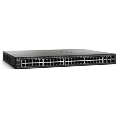 Switch SF350-48P 48 Porte Ethernet PoE 10 / 100 Mbps RJ-45 con 2 Porte SFP Managed