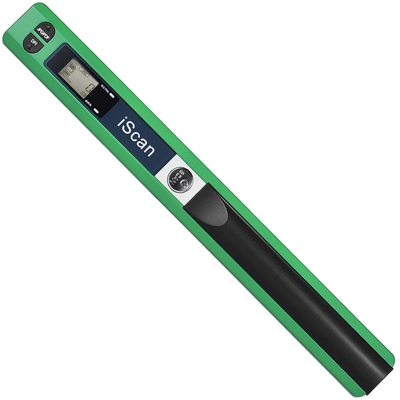 Scanner A4 Scanner portatile con penna HD 900 DPI Spedito senza batteria senza scheda di memoria Verde