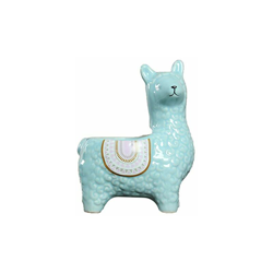 Cabilock - Pianta in ceramica con animali grassi, simpatica pianta di alpaca, da scrivania, con cactus, per la decorazione della casa, idea regalo, en oferta