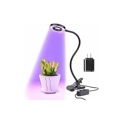 HORIFEN Lampada da coltivazione da 10 W con spina per piante da interni, idroponica, serra, balcone en oferta