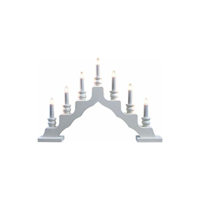 Globe-Warehouse - Lampada a LED svedese con 7 luci, colore: Bianco - Weigla