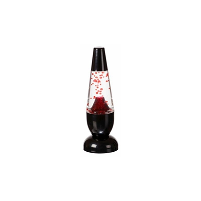 Funtime Gifts - Mini lampada a LED a forma di vulcano lavico, integrata, 4,5 W, colore: Rosso