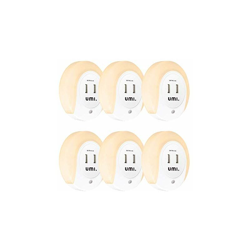 . by Amazon Lampada Notturna LED da Presa â?? 9 lm, Rotonda â?? con Sensore Alba e Tramonto e Doppia Presa di Ricarica USB, Output Totale 2.1 A â?? características