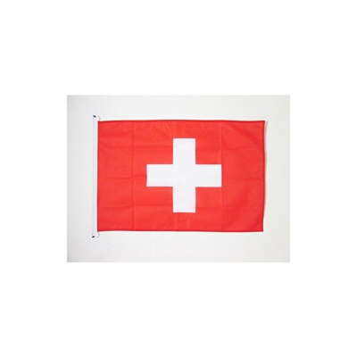 Bandiera Svizzera 150x90cm - Bandiera Svizzera 90 x 150 cm Speciale Esterno - Az Flag