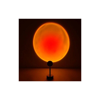 Sunset Table Lamp Rainbow Projection Lamp LED Light Projector Sun Floor Lamp per Living Room Bedroom Background Wall Color Light per Taking Pictures