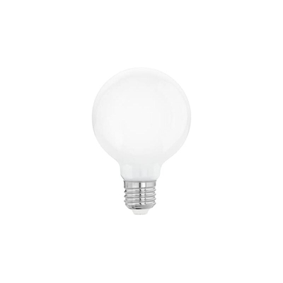 Eglo - Lampadina a LED E27, 8 Watt (equivalente a 75 Watt), 1055 Lumen, E27, luce bianca calda, 2700 Kelvin, lampadina a LED, G80, Ã? 8 cm