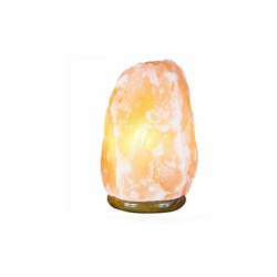 Lampada di sale dell'Himalaya | Diverse dimensioni disponibili | Base in legno, cavo e lampadina | Naturale 100% | Fatto a mano (3 â?? 4 kg) características