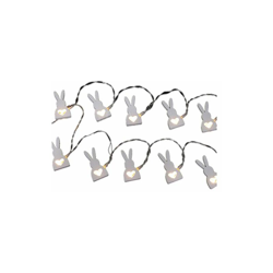 Ghirlanda di luci con coniglietti in legno, ideale per Pasqua, feste, decorazione - Ledmomo precio