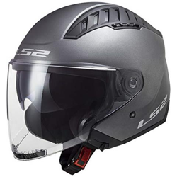 306001007xl Casco Moto Jet Of600 Copter, Unisex, Titanio Opaco, Xl características