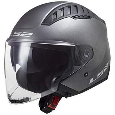 306001007xl Casco Moto Jet Of600 Copter, Unisex, Titanio Opaco, Xl