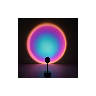 Sunset - Lampada da tavolo Rainbow Projection lampada LED luce solare Floor lampada per Living Room Bedroom Background Wall Color Lights per Taking