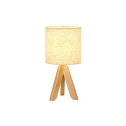 Moderna lampada da tavolo in legno stile minimalista lampada da scrivania per camera da letto soggiorno atmosfera en oferta