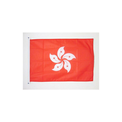 Bandiera Hong Kong 150x90cm - Bandiera Cinese 90 x 150 cm Speciale Esterno - Az Flag en oferta