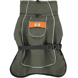 Pet cane caldo in giacca outdoor invernale, conferisce al rivestimento | verde militare - verde militare en oferta