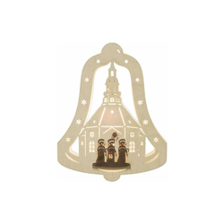 FI1GK - Illuminazione per finestra 'Campana 'Ricettore di currende' garantita dai Monti Metalliferi FI1GK, in legno naturale, marrone - Weigla características