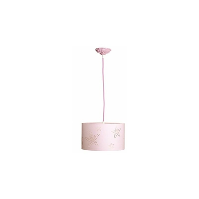 Laura Lampada da soffitto, Cotone, Rosa, 30Â x 18Â cm - Aratextil